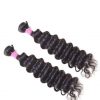 2 boules Cheveux naturels Ondulé 18"