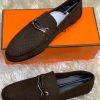 Chaussures mocassins maron - homme